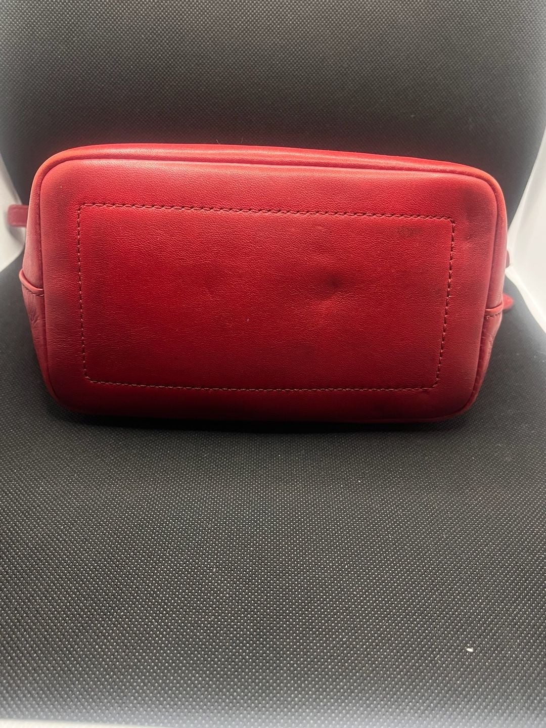 Vintage Coach Red Glovetanned Leather West Small Hobo Bag 9844