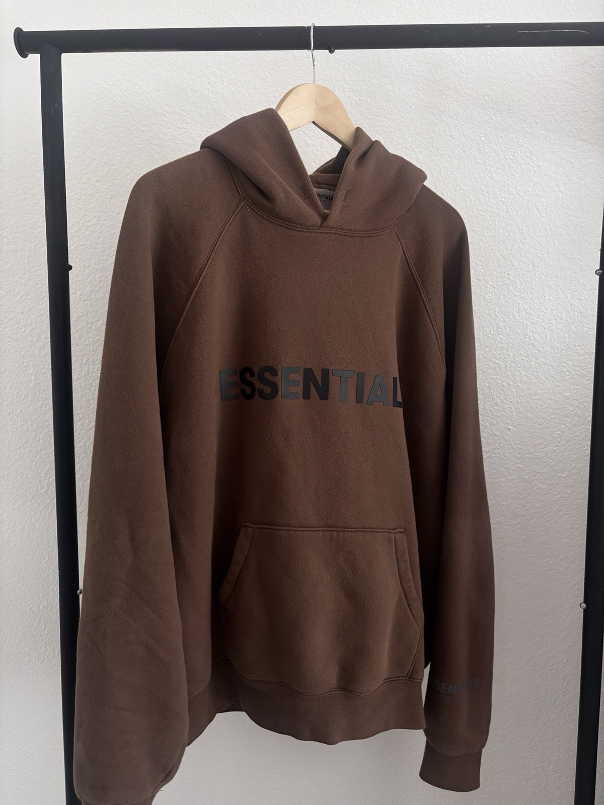 Fear Of God Essentials X Ssense Pullover Hoodie Applique Logo