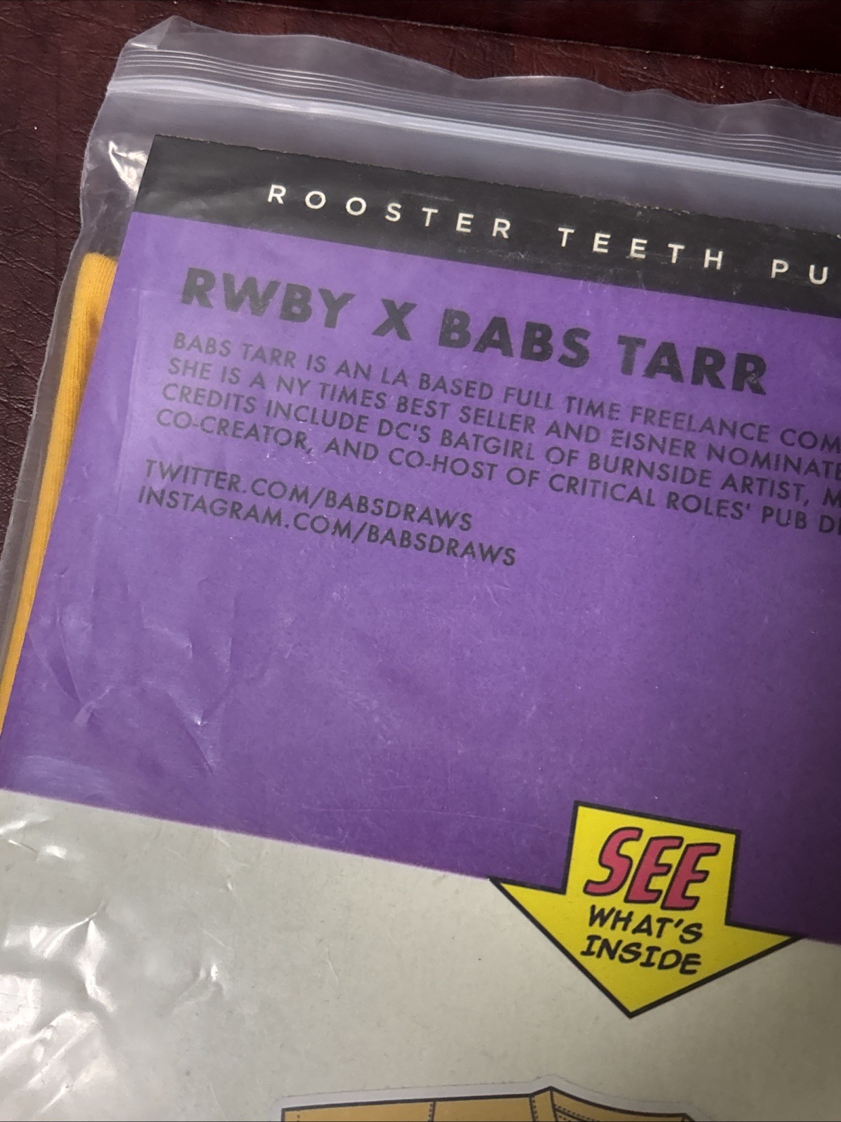 Rooster Teeth Coop Comics Shirt RWBY X Babs Tarr Size 3x T-Shirt