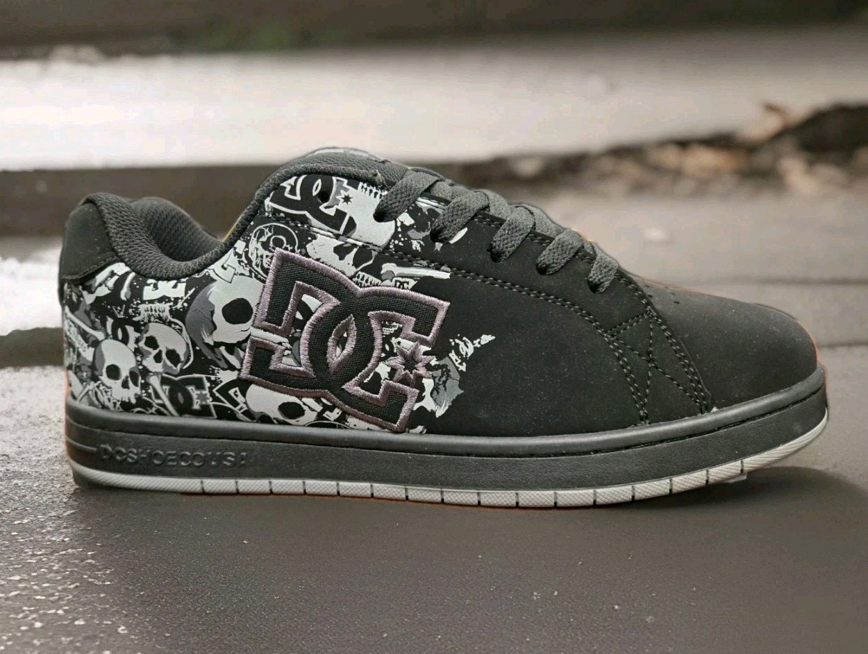 Men’s Shoes DC Gaveler Casual Low Top Skate Shoes – Black/Gray