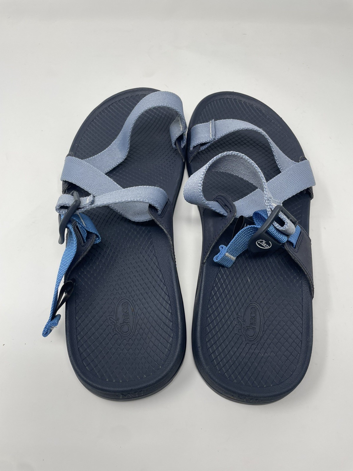 Chaco Men’s Lowdown Slide Outdoor Sandal Azure Dusty Blue Lightweight Size 11 US