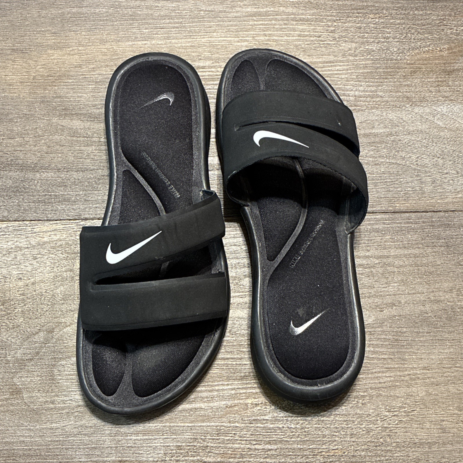 Nike – Comfort Footbed – Double Strap Memory Foam Slide Sandals – Women’s Size 7