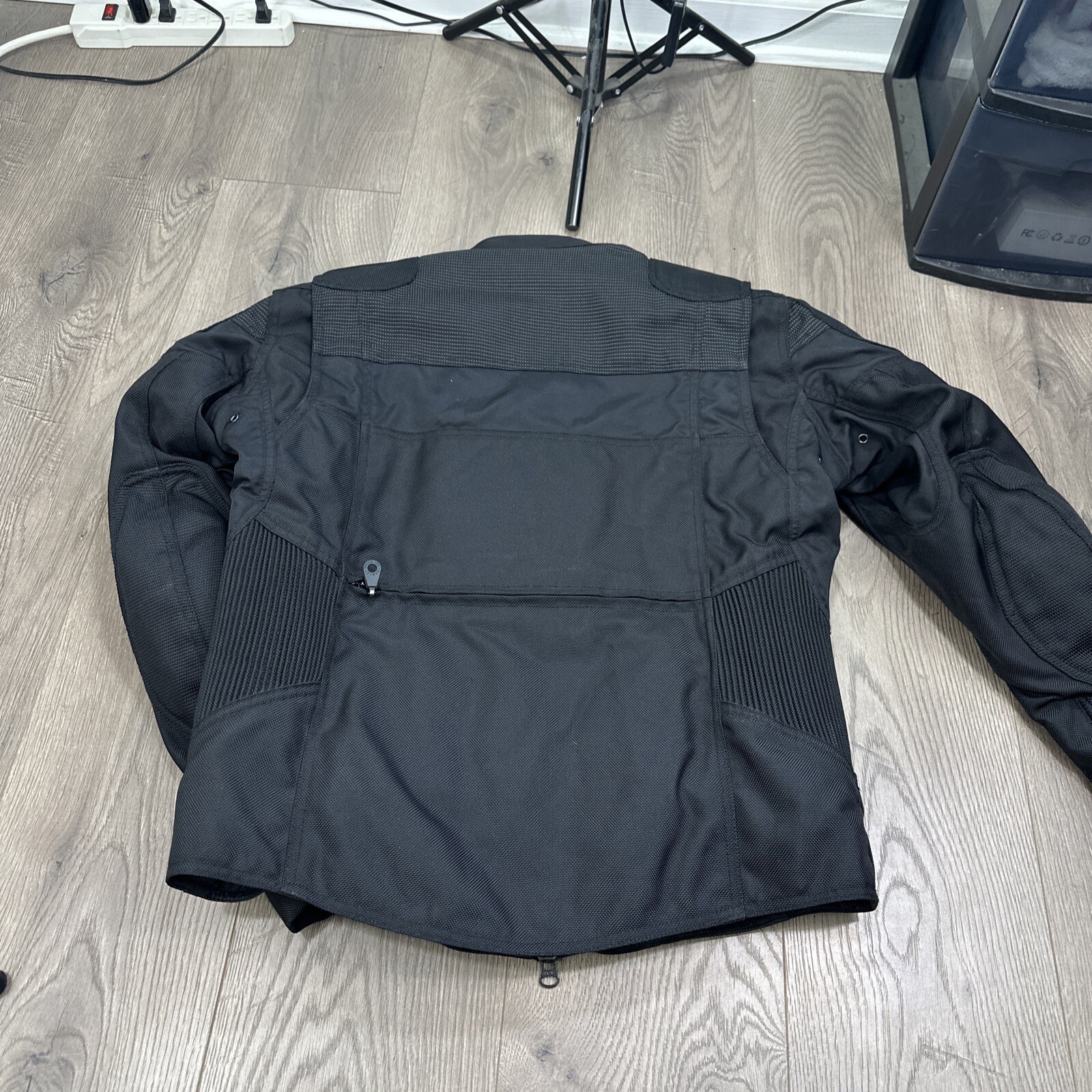 Harley Davidson Womens FXRG Nylon Jacket Full Armor Motorcycle Riding Sz Medium