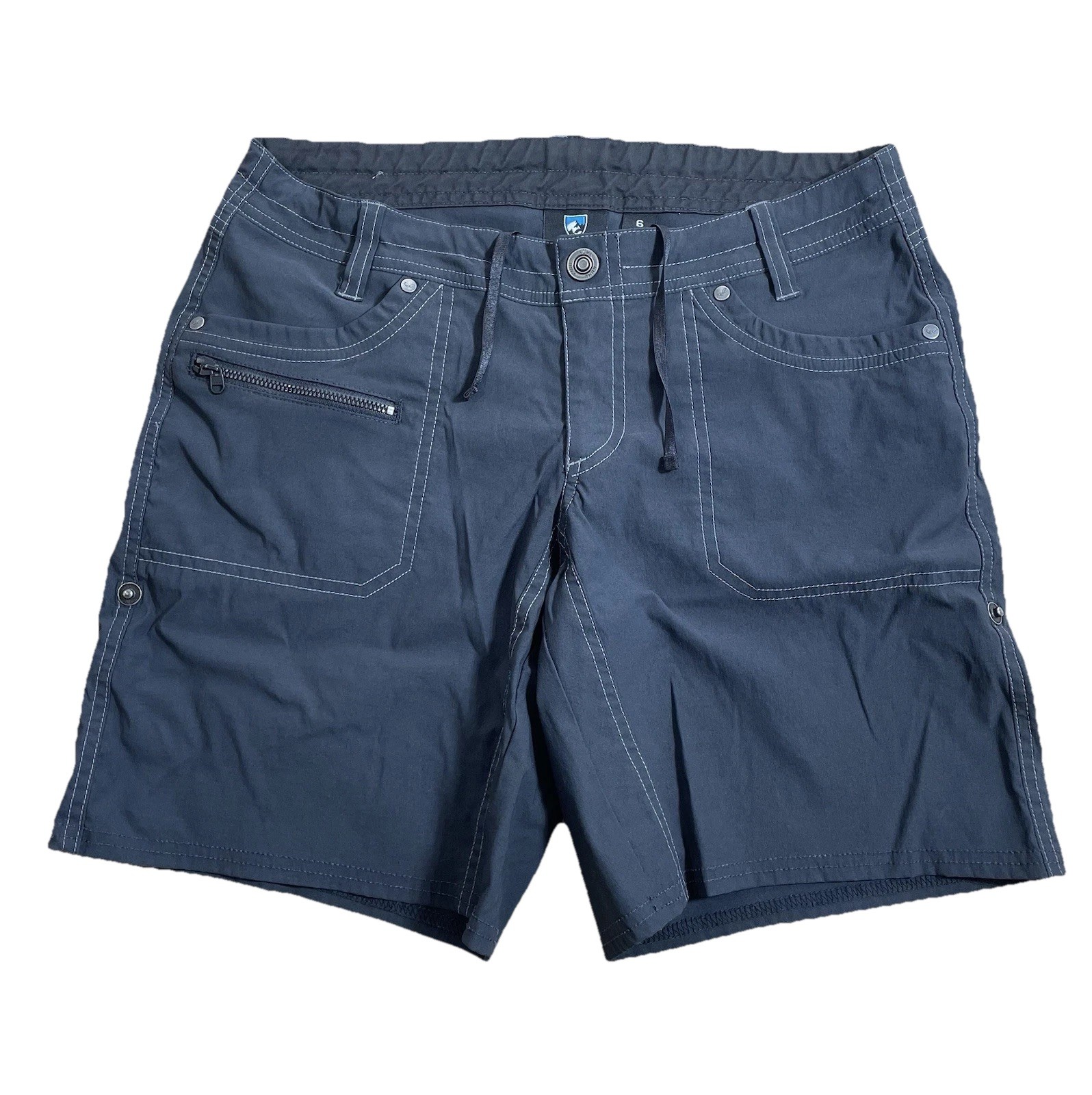 Kuhl Kliffside Air Roll-up Shorts Hiking Outdoor Gray Women’s Size 6