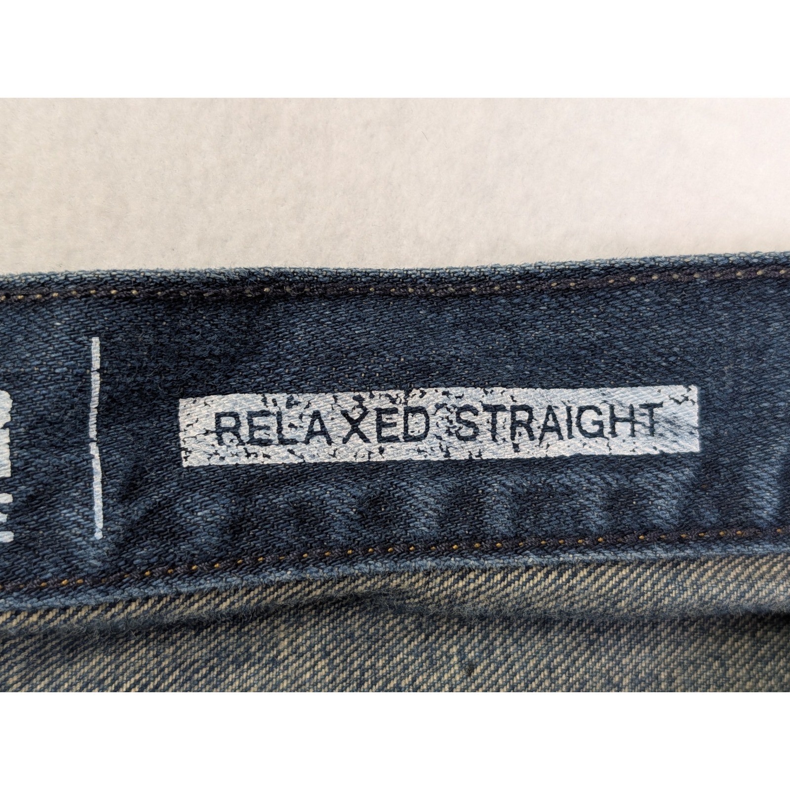 Urban Pipeline Mens Relaxed Straight Jeans 48 x 34 Dark Wash Blue Denim