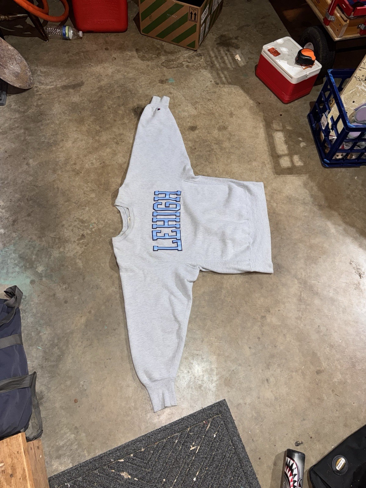 Vintage 1980s Champion Reverse Weave Lehigh University Crewneck