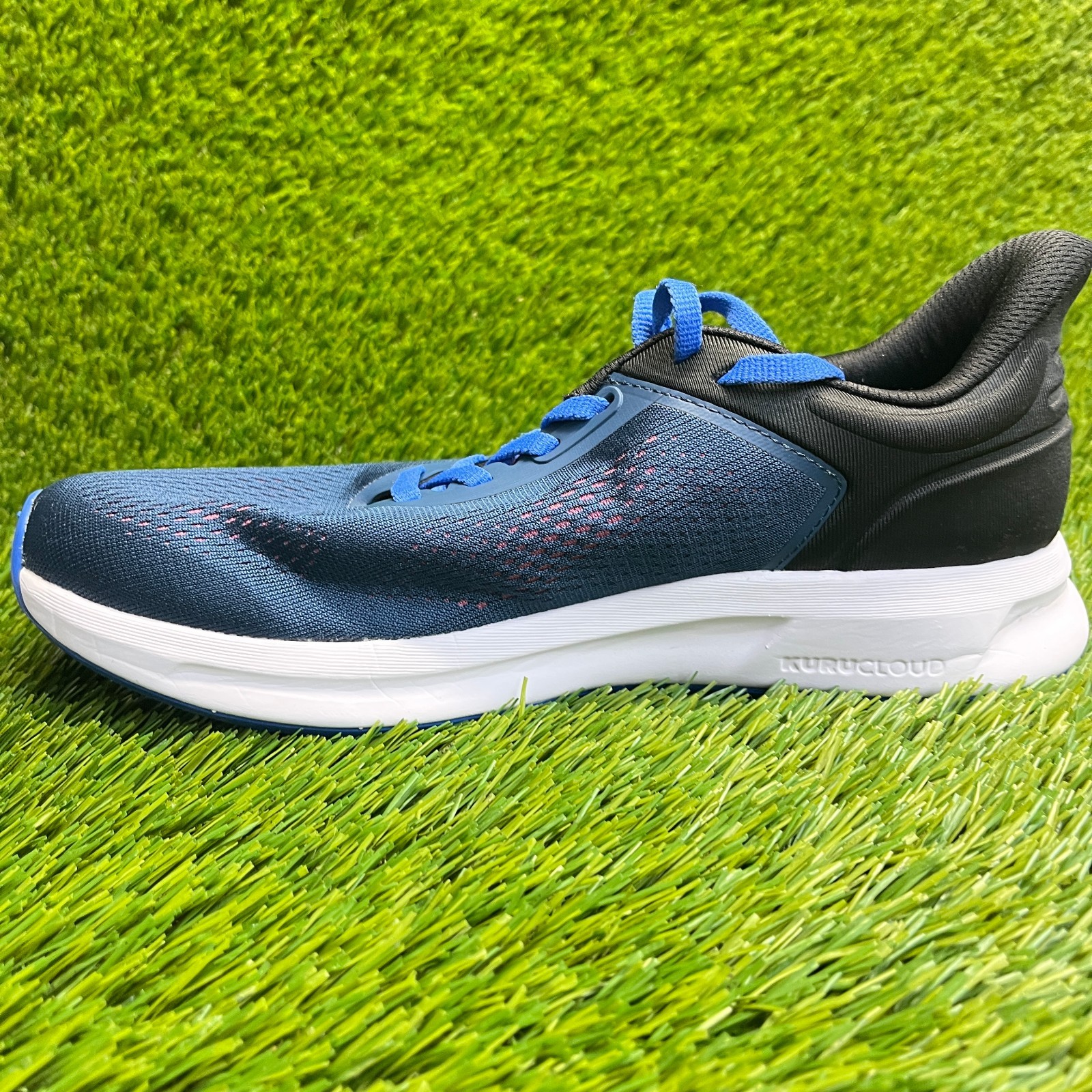 Kuru Atom Fusion Womens Size 8.5 Blue Black Athletic Running Shoes Sneakers