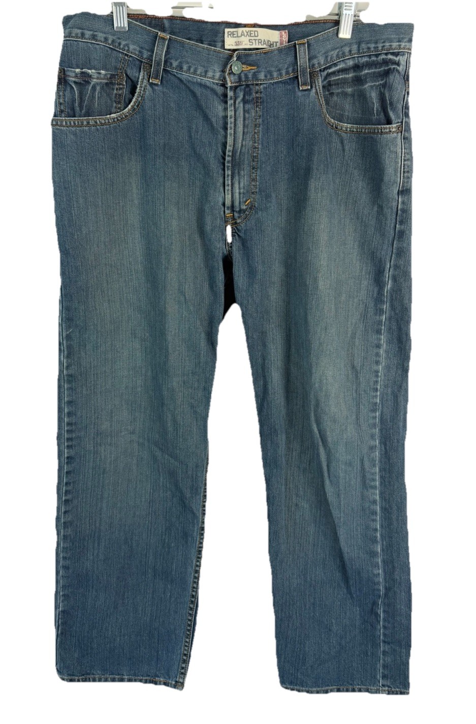 Levi’s 559 Jeans Mens 36 x30 Blue Medium Wash Straight Leg Relaxed Fit Denim