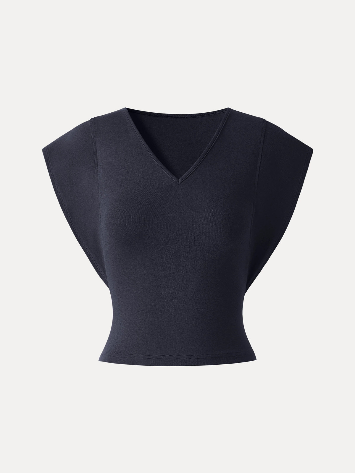 OGL Cotton Lyocell V-Neck Summer Tee