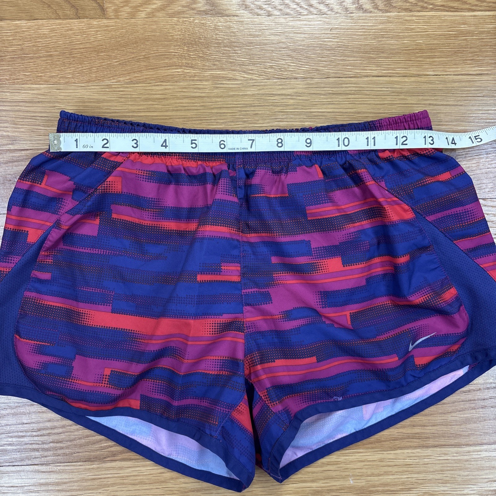Nike Running Shorts Size Small Red Blue Purple