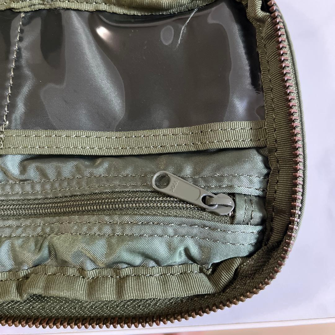 Porter Yoshida Tanker Shoulder Bag Sage Green Nylon Small Approx 7.9×5.1in Japan