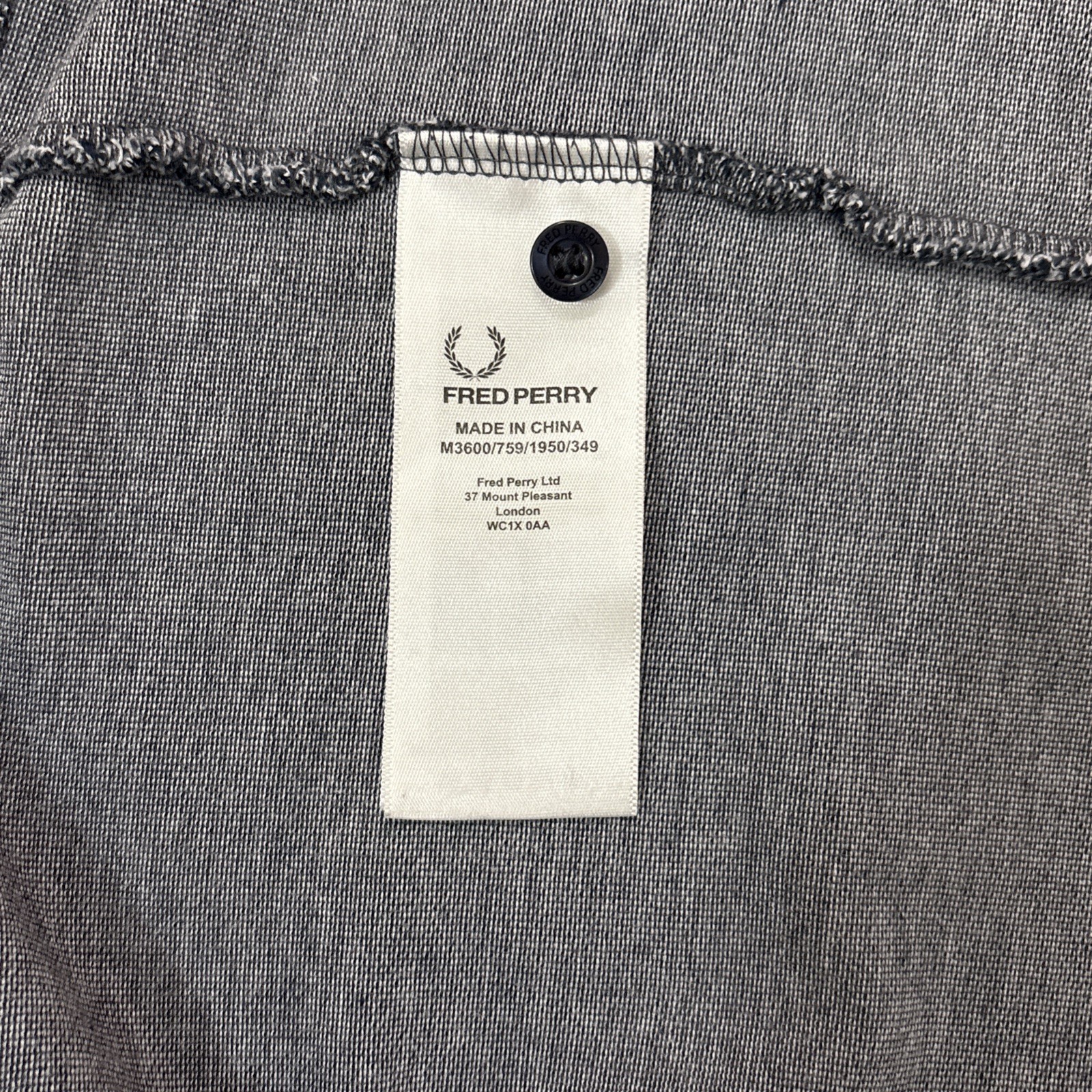 Fred Perry M3600 Polo Shirt Mens XL Extra Large Short Sleeve Cotton Navy Blue