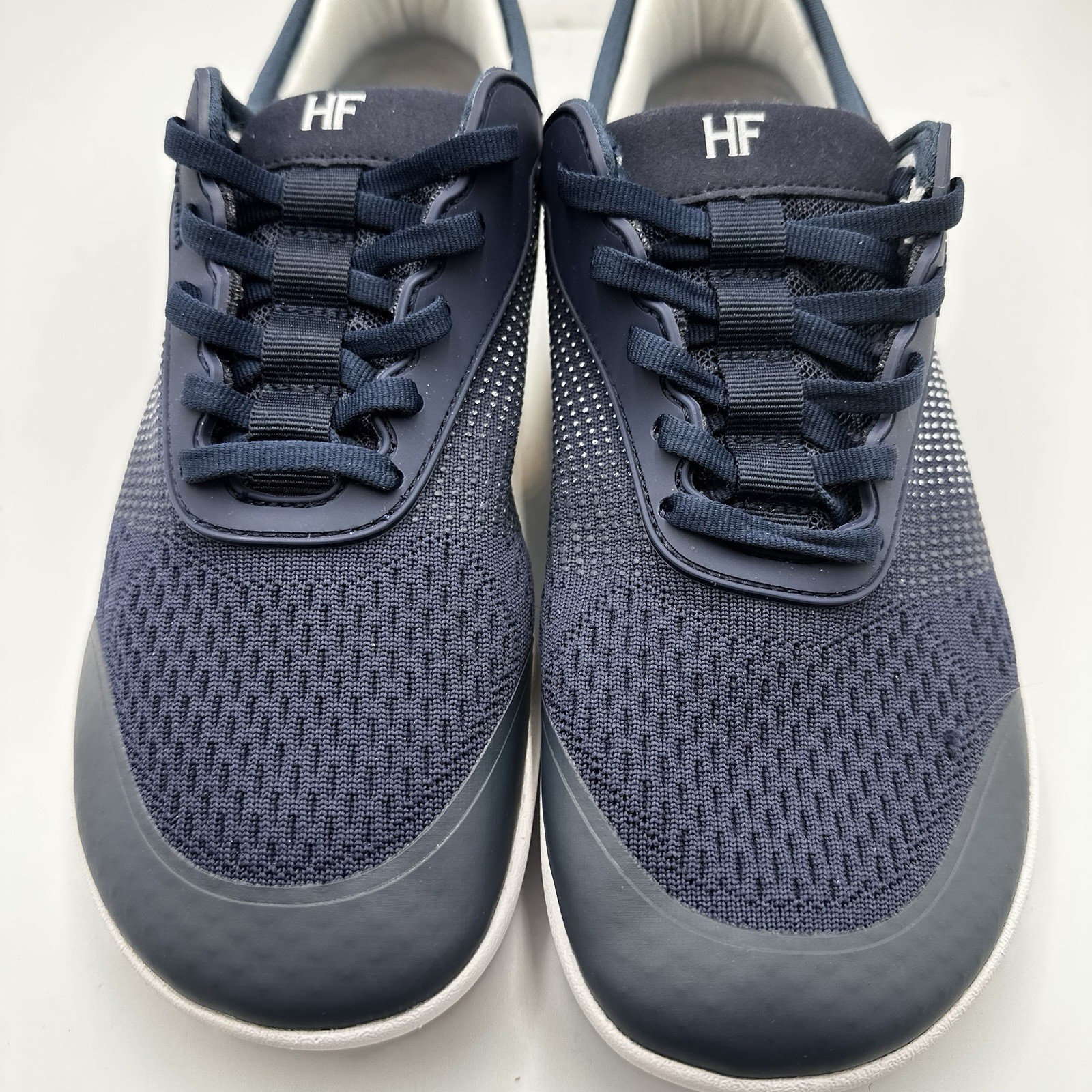 Hike HF Stride Blue White Barefoot Sneakers Sz EU 44 M 11-11.5 W 13-13.5 Ltwt