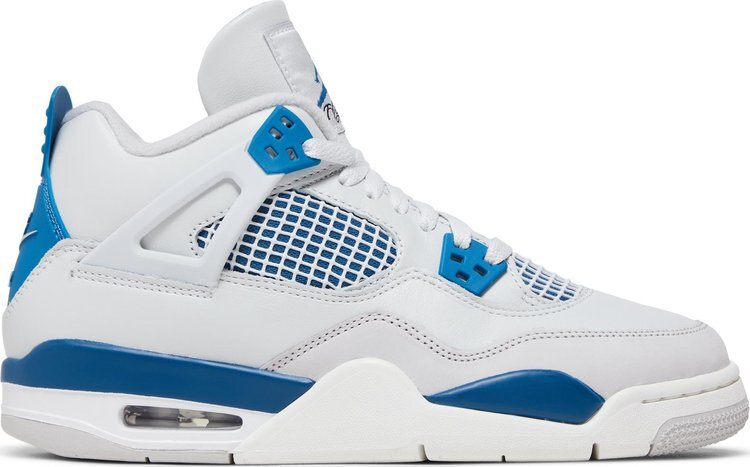 Nike Air Jordan 4 Retro Grade School ‘Military Blue’ 2024 HF4281-141