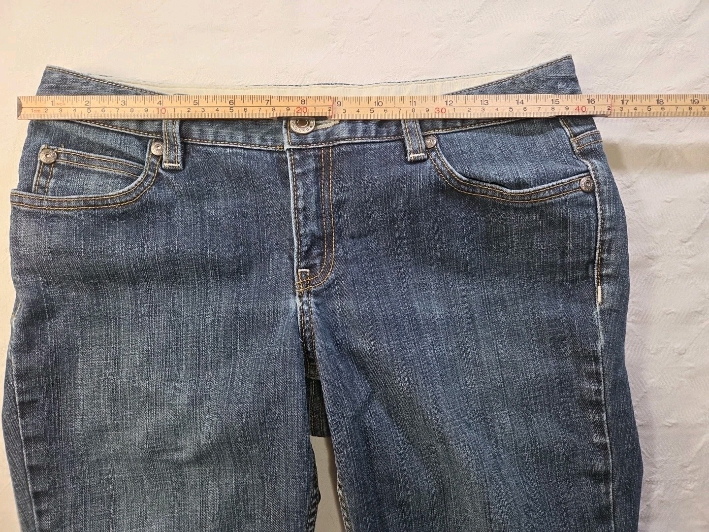 Banana Republic Womens Size 4 Contoured Boot Cut Stretch 32×30 Low Rise Jeans