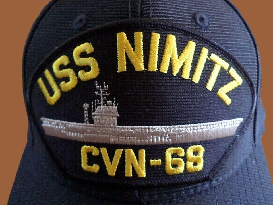 USS NIMITZ CVN – 68 U.S NAVY SHIP HAT U.S MILITARY OFFICIAL BALL CAP U.S.A. MADE