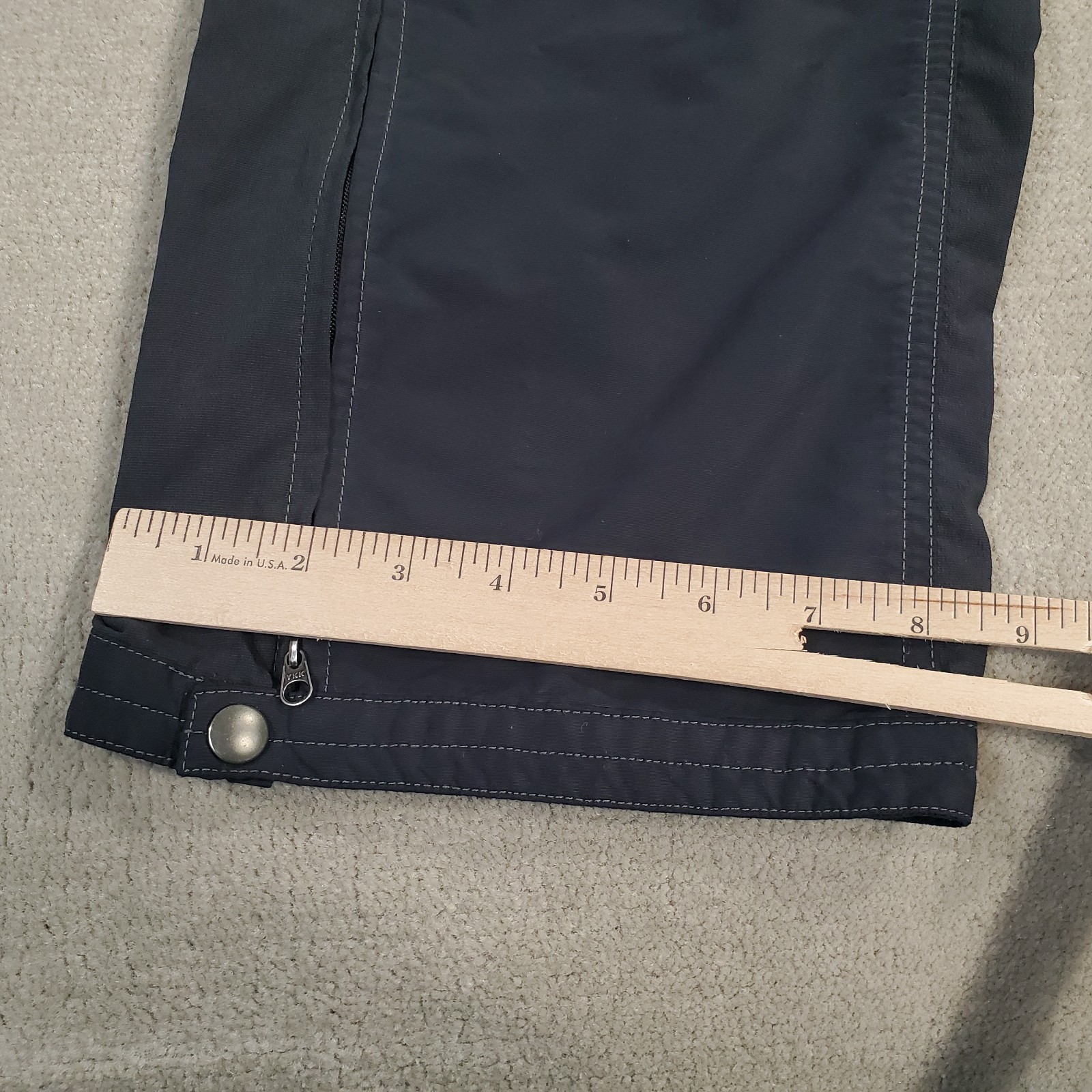 Kuhl Convertible Pants Womens 12 Reg Black Lightweight Hiking Climbing Gorpcore*