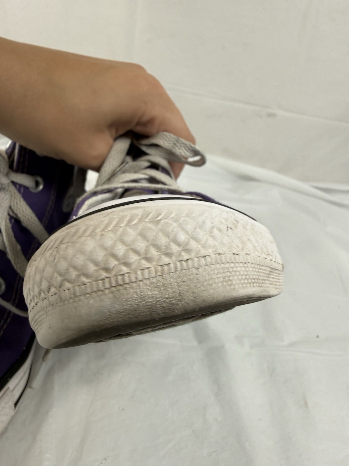 Converse Chuck Taylor All Star High Top Purple Canvas Sneakers 137833F Wo’s 8