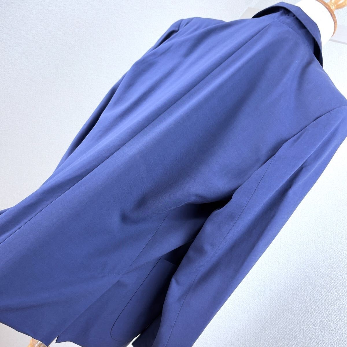 PENNYBLACK Silk Blend Oversized Tailored Jacket Navy Blue Size 42