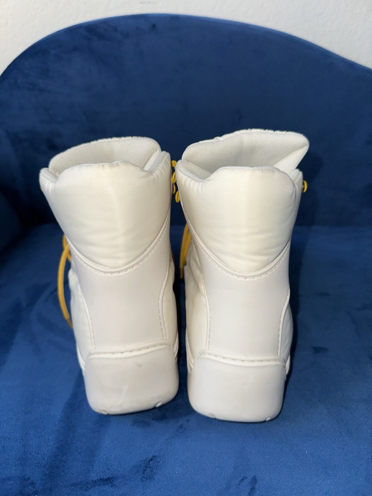 Bottega Veneta Puddle Boot Bomber EU 41 White Men’s Boot With Box and Dust Bags