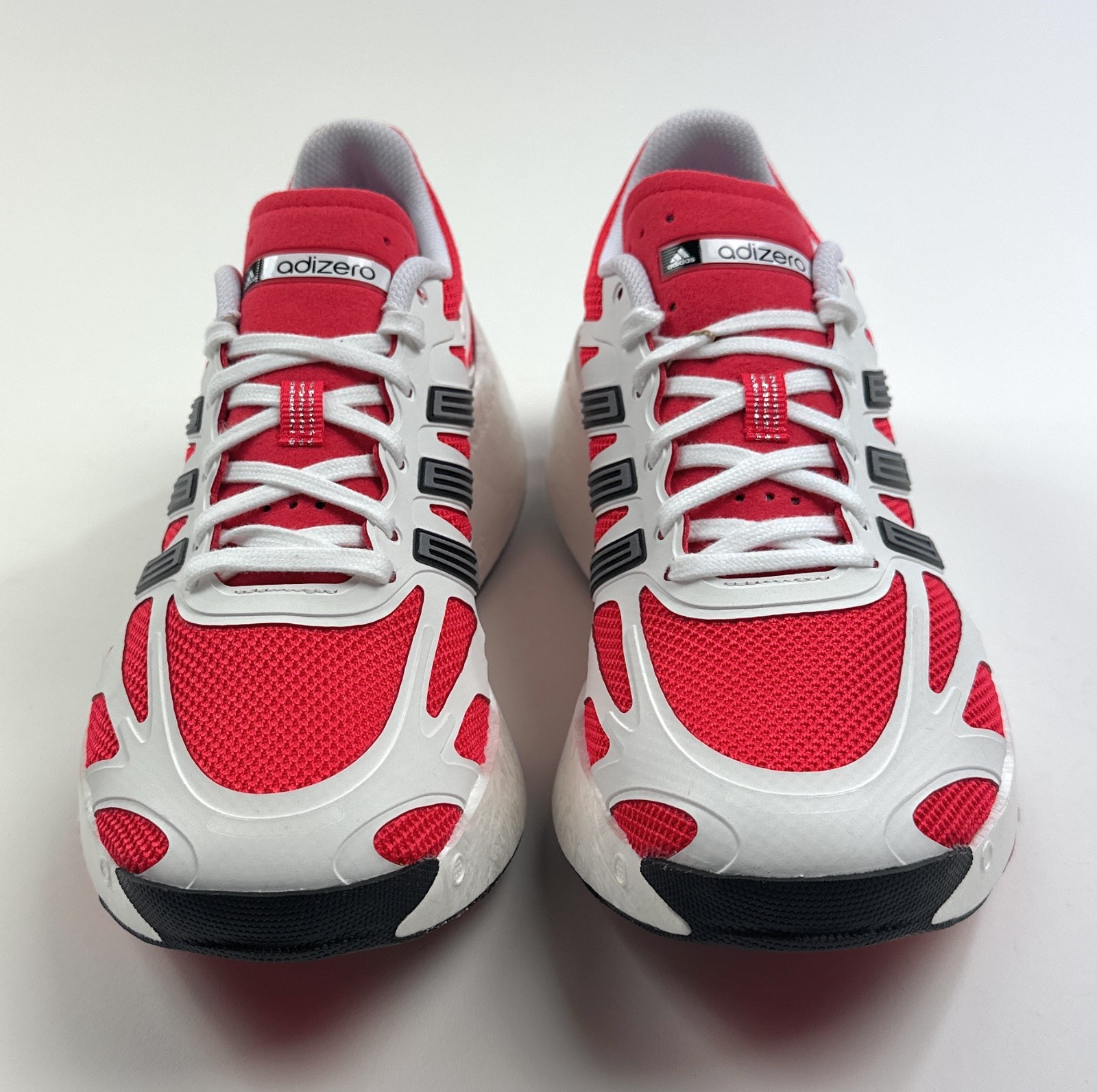 adidas Adizero Aruku White Pure Ruby Red Mens 8 Shoes Athletic Running JI0308