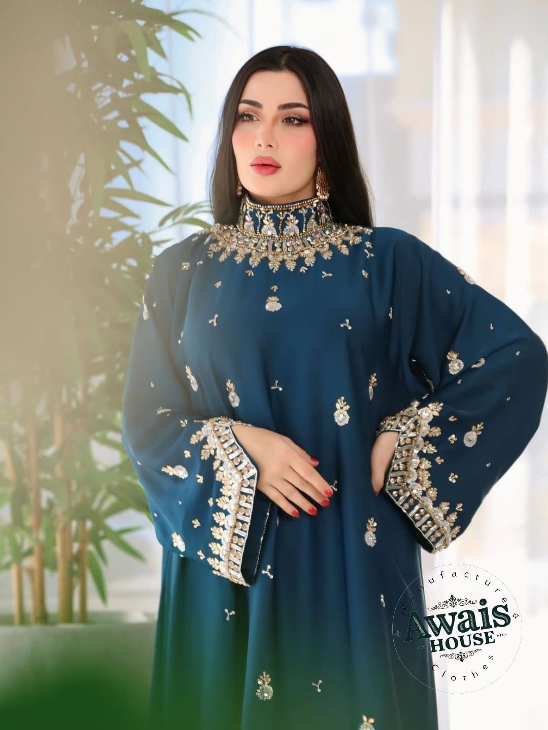 2025 Muslim Abaya Caftan Modest Islamic Clothing Prayer Kaftan Long Sleeves