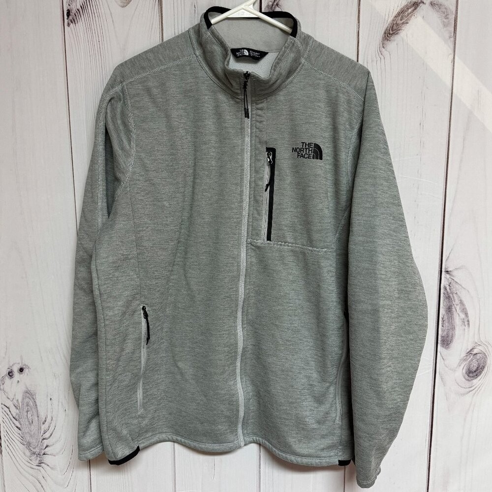 The North Face Canyonlands Full-Zip Fleece Jacket Men’s L Gray EUC