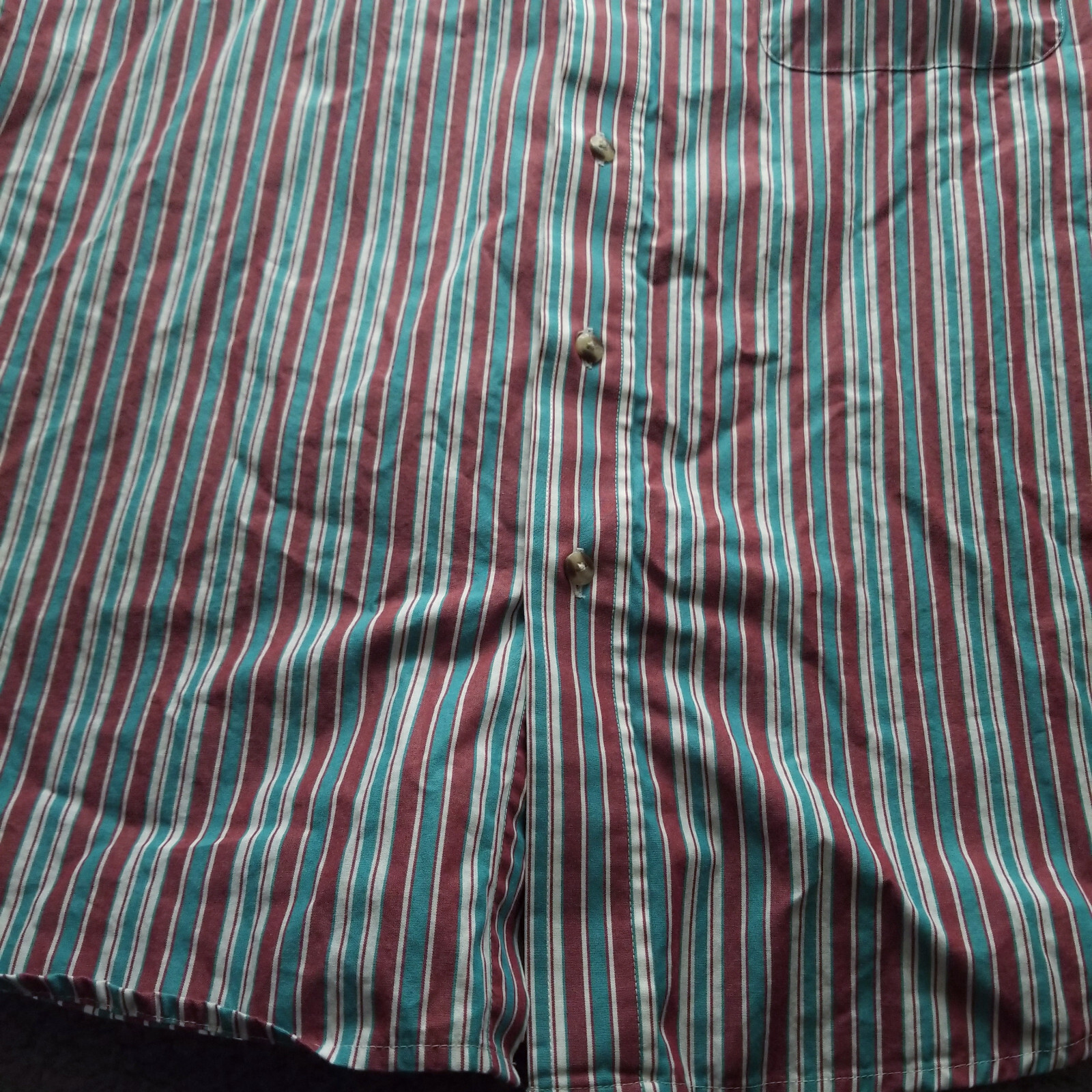 Scandia Woods L Striped Multicolor Button-Down Shirt 50.25″ 28.75″ 10.25″