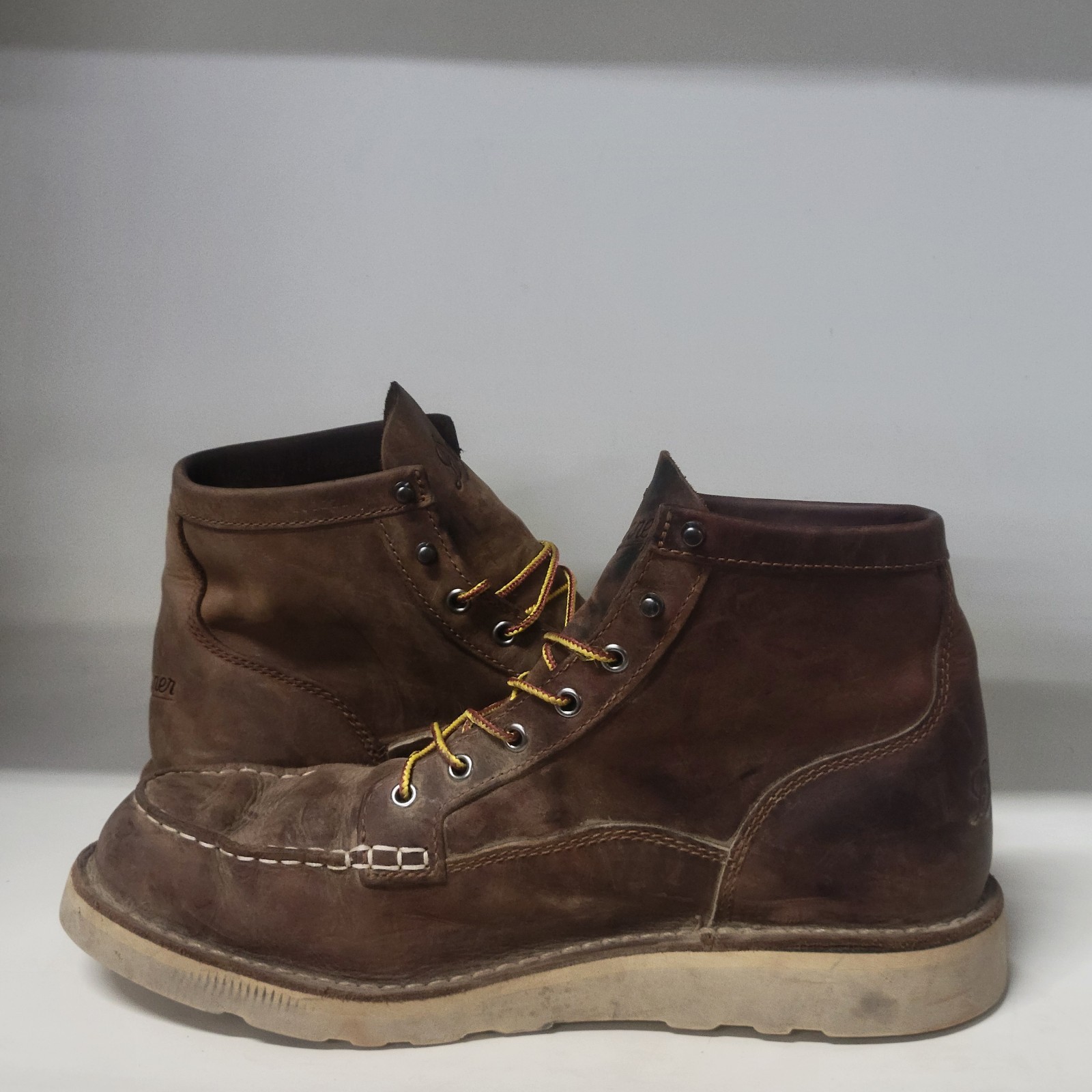 Danner Bull Run Moc 6″ Soft Toe Boot Brown Men’s Size 12D