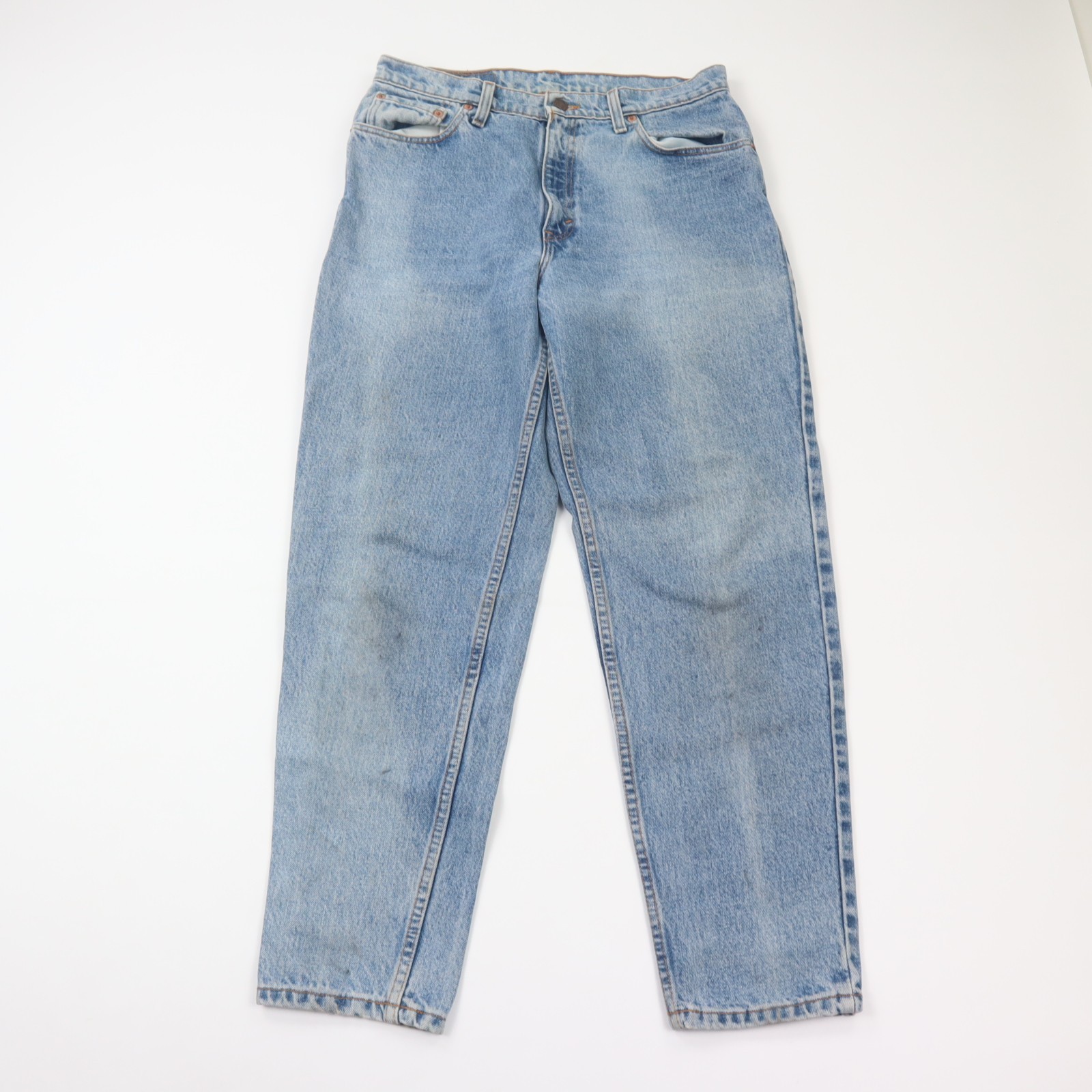 Vintage Levis 512 Jeans Womens 12 Petite Slim Fit Taper Leg Light Wash High Rise