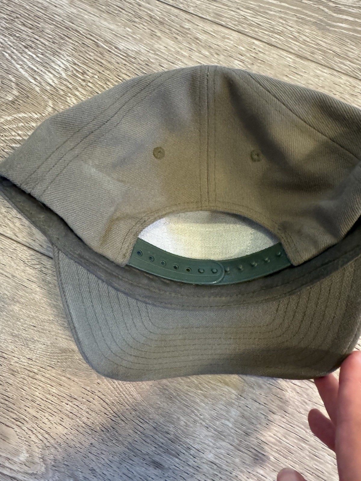 Brixton Company BRXTN Olive Green Adjustable Strapback Hat/Cap