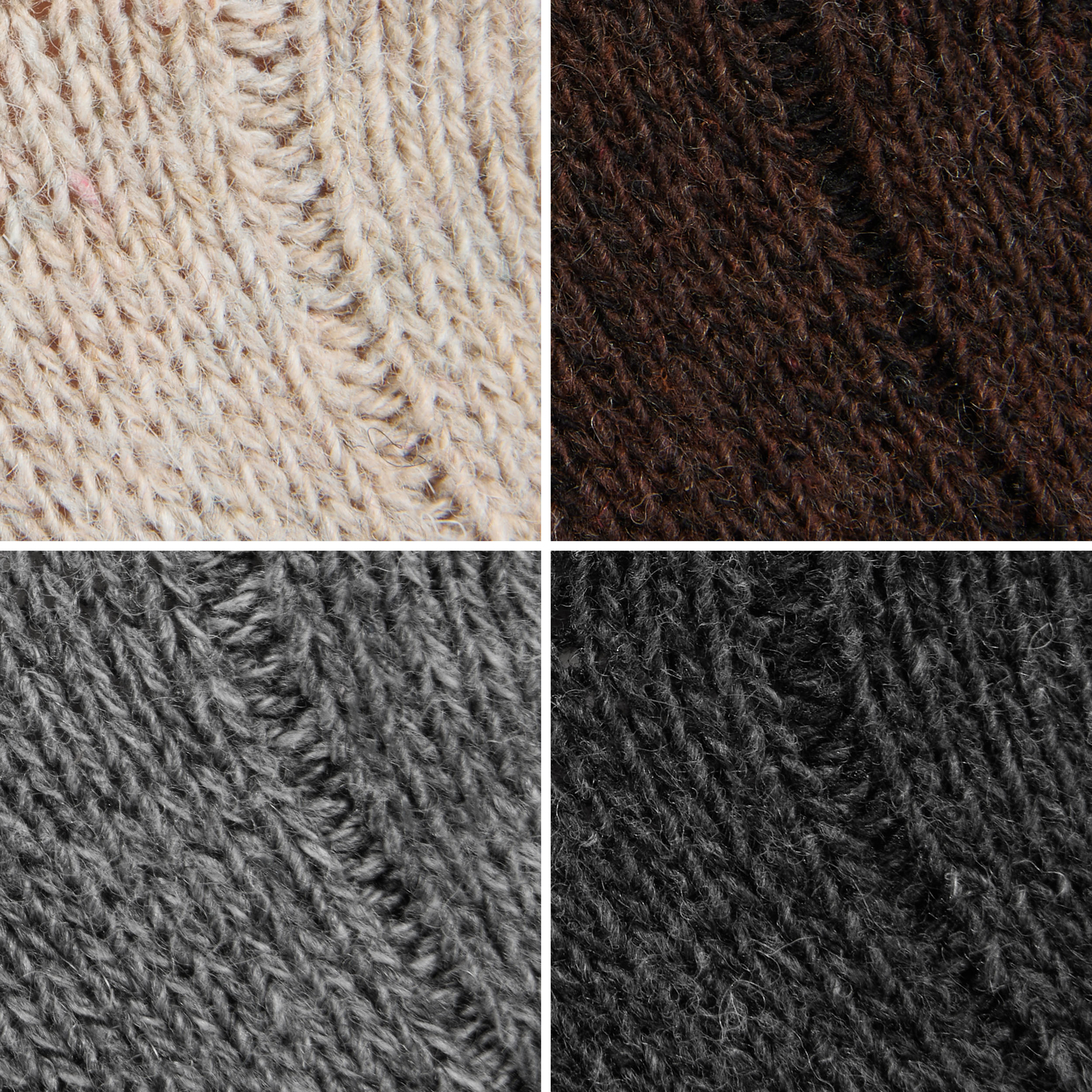 BRUBAKER 4 Pairs Alpaca Wool Socks – Fine Knit Socks for Women and Men