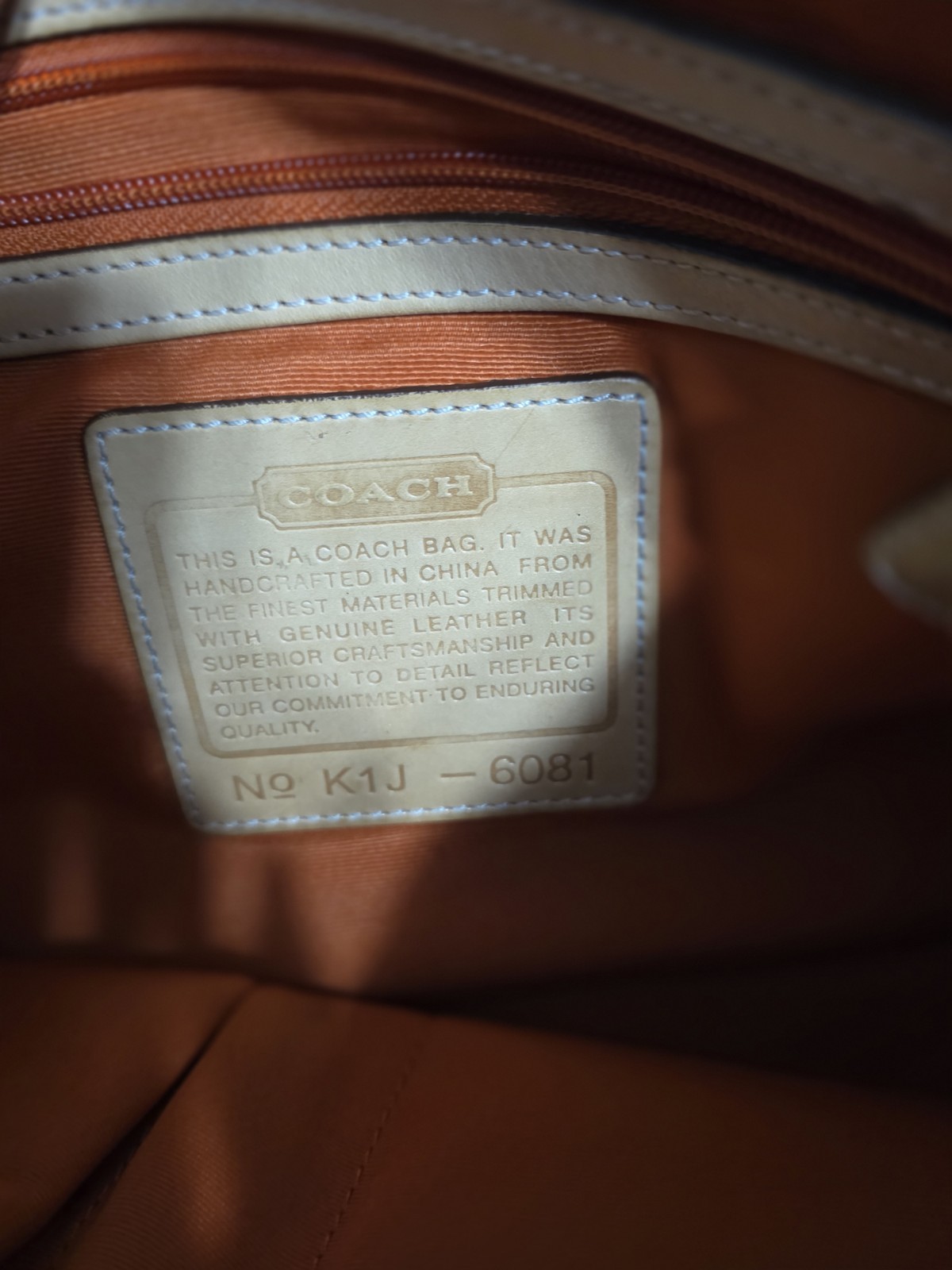 Coach Signature Monogram Crossbody Bag Buckle & Magnetic Closure Beige Brown