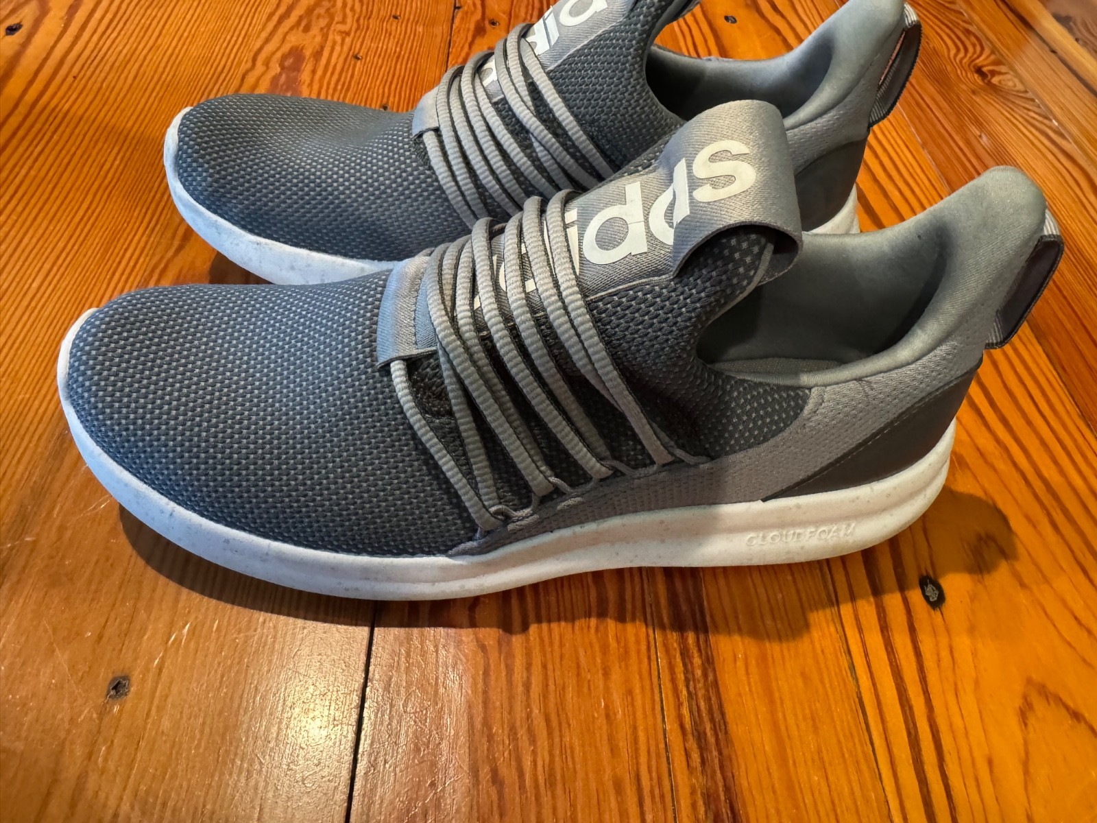 Size 9.5 – adidas Lite Racer Adapt 7.0 Grey White