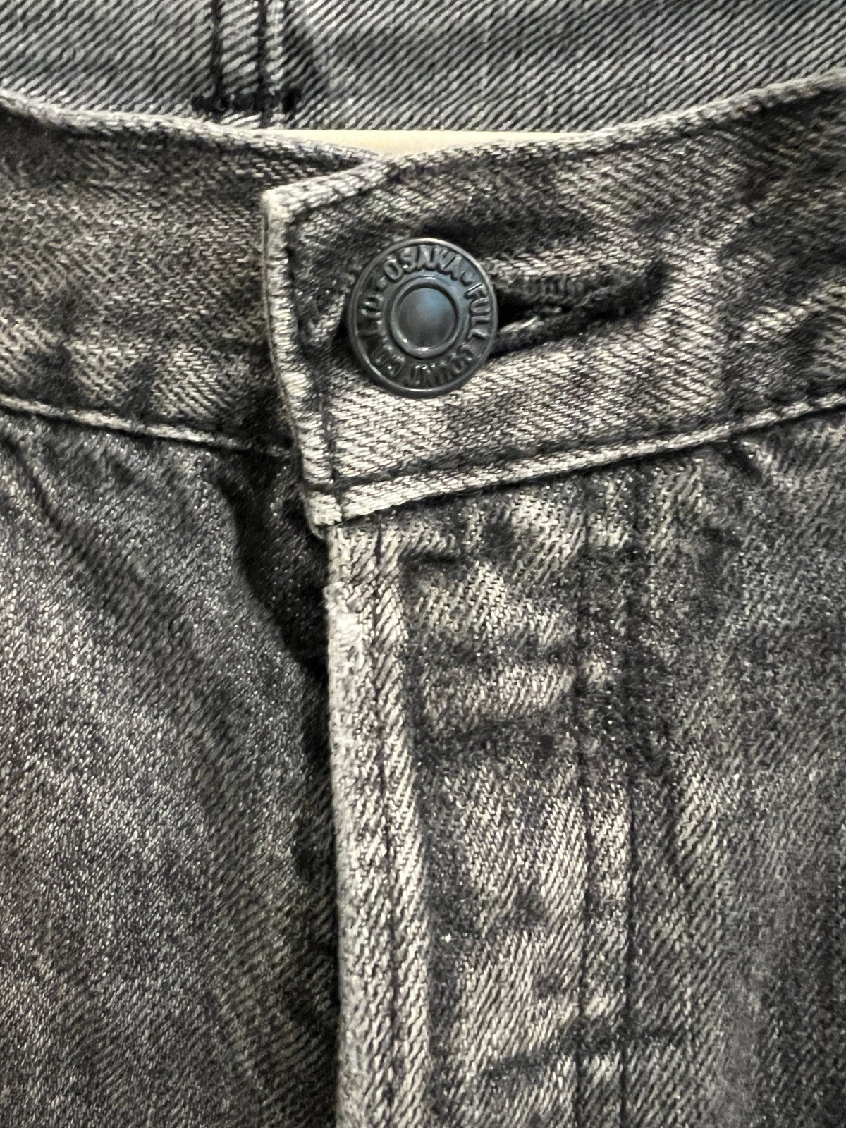 FULLCOUNT 1137BK DUKE 3 MODEL SELVEDGE DENIM DARTFORD BLACK 32/32