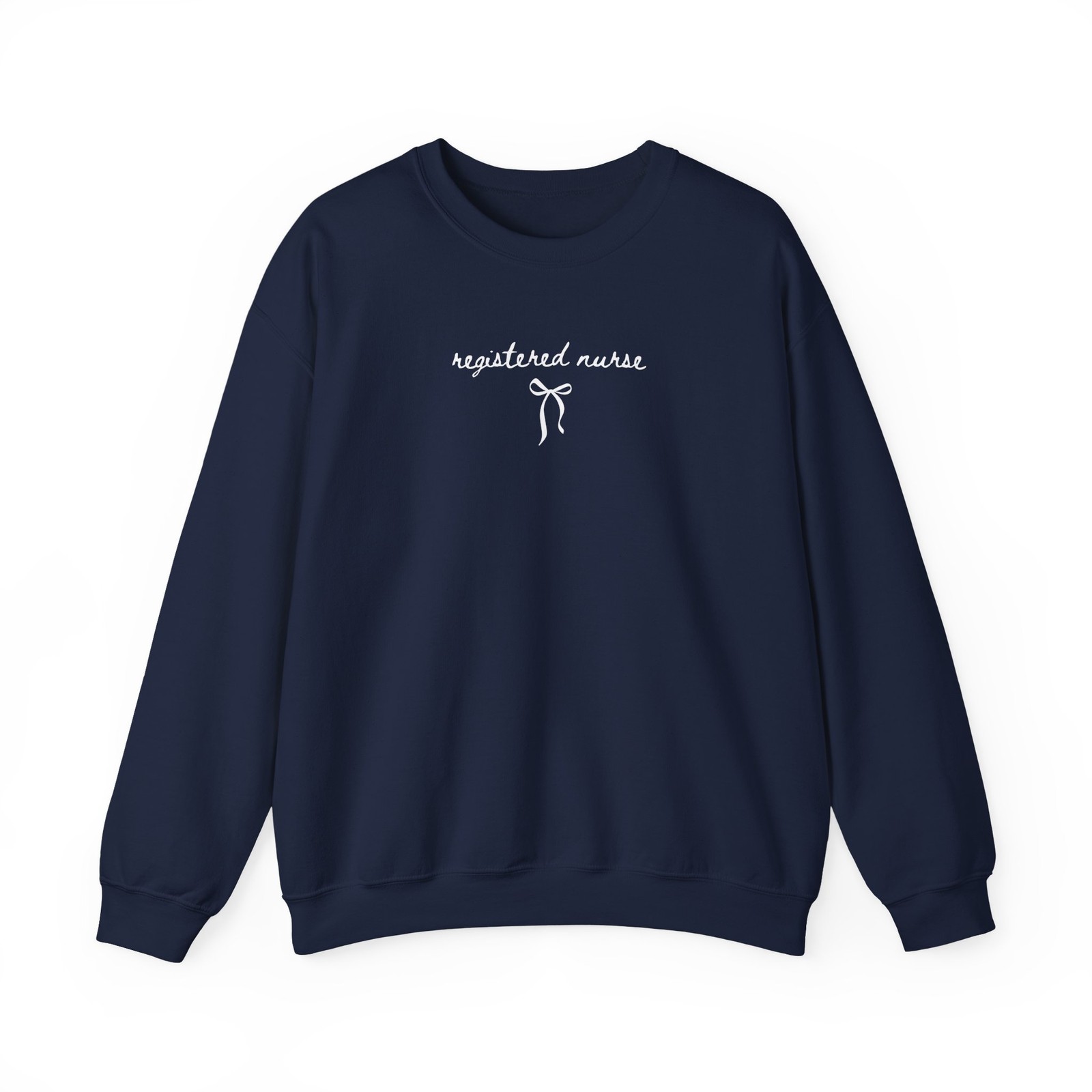 RN Sweatshirt Bow Registered Nurse Week Department Team Crewneck Gift