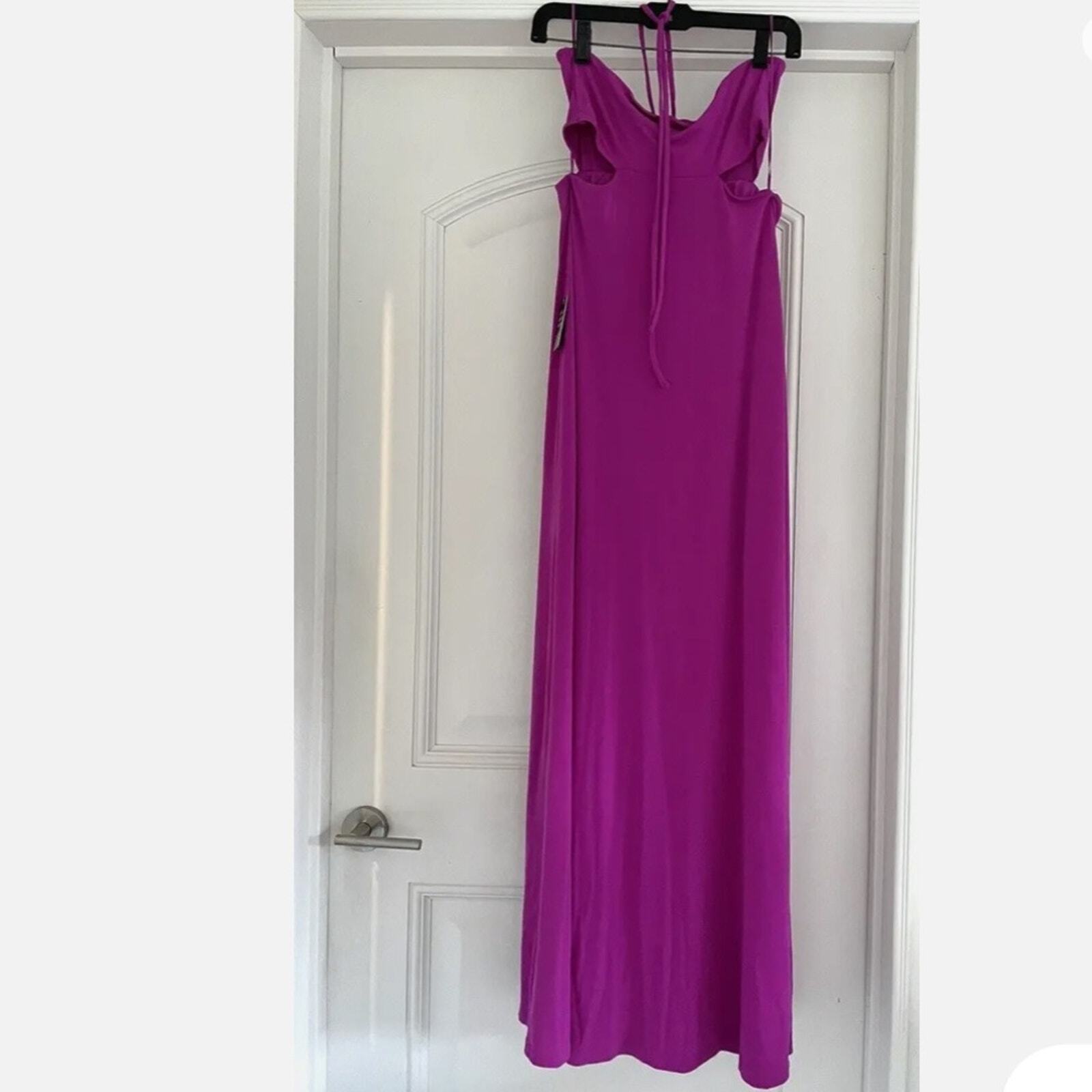 Express Halter Cut-Out Maxi Dress XSMALL