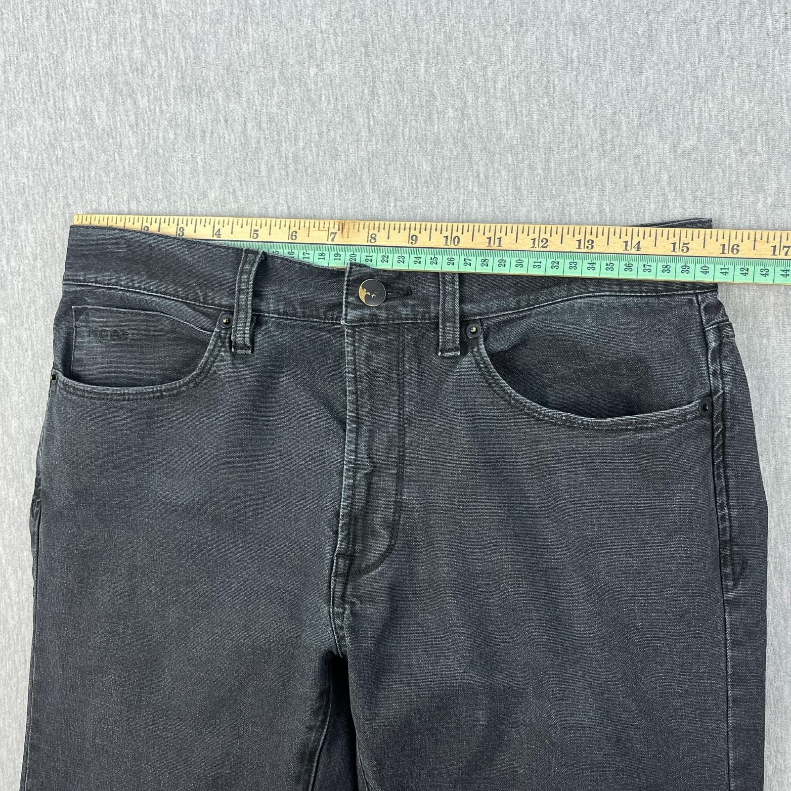 Proof Rover Pant Men 29×30 Slim *Fits 31×30 Black Faded Stretch Canvas Huckberry