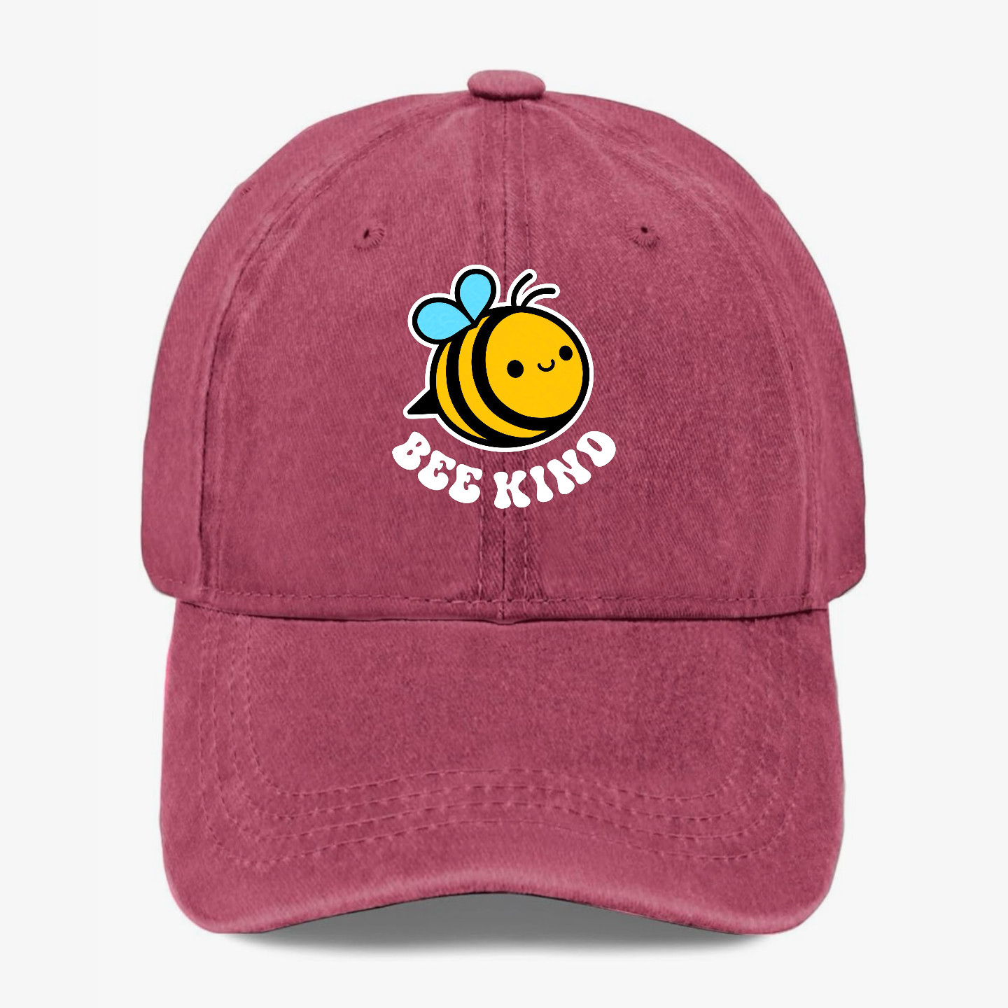 Bee Kind Cute Bee Hat Funny Positive Quote Baseball Cap Gift for Her Women