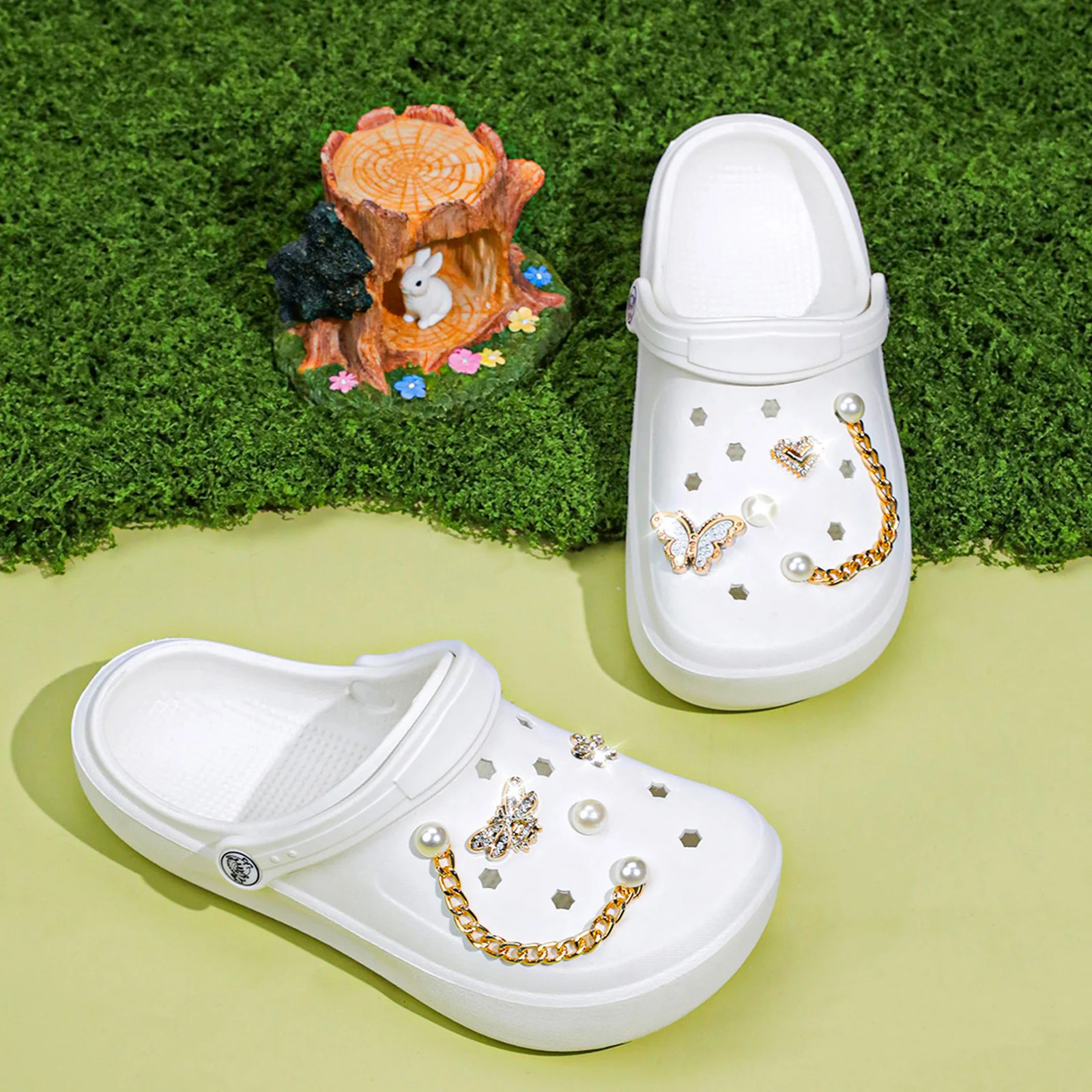 Ladies’ Clogs Outdoor and Indoor, Lightweight Two-way Wear Garden Shoes