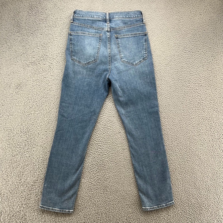 Gap Vintage Slim High Rise Jeans Womens 4 Regular Blue Denim Classic Timeless