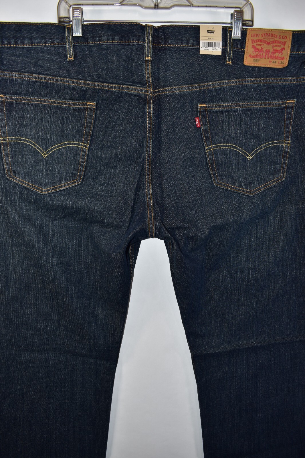 New Levi’s 569 Loose Straight Blue Jeans Mens Size 44×30