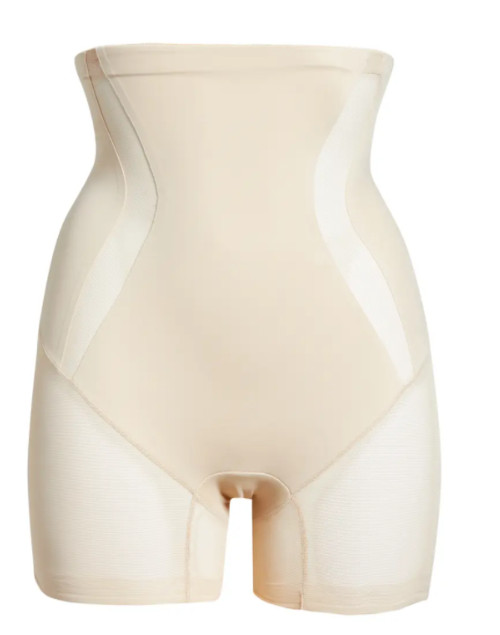 TC Middle Manager High Waist Shaping Shorts sz L warm beige 4288