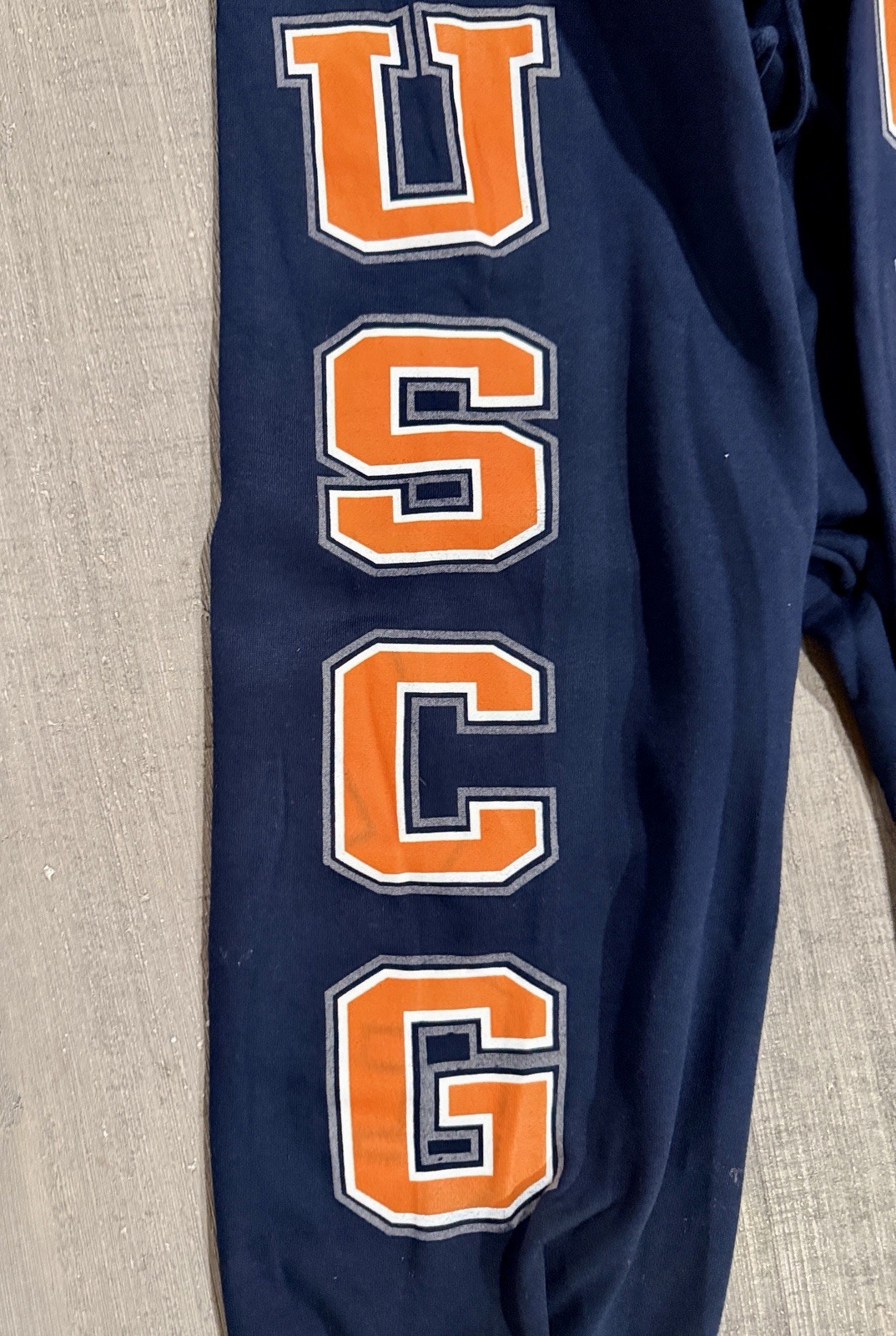 UNITED STATES COAST GUARD “USCG” Blue Sweatpants Sz L / Large – NWT – MV Sport