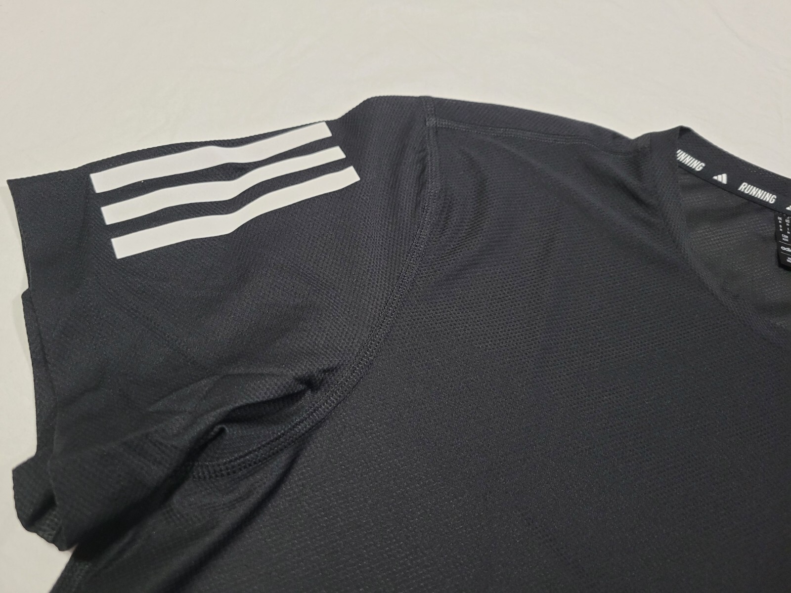Adidas Mens OWN THE RUN Shirts S/S Training Black Jersey Tee Casual Shirt FS9799