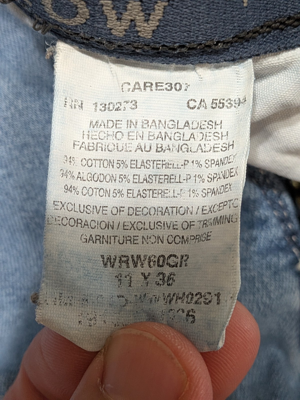 Wrangler Willow The Ultimate Riding Jeans Blue Womens 11×33 Stretch *READ 31×33