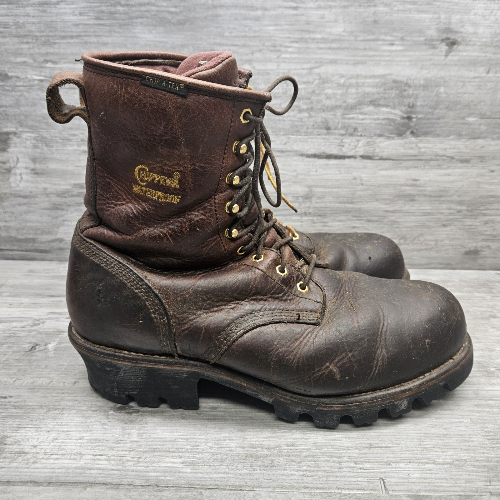 Chippewa Boots Paladin Logger Steel Toe Insulated Waterproof Size 13 XW #73060