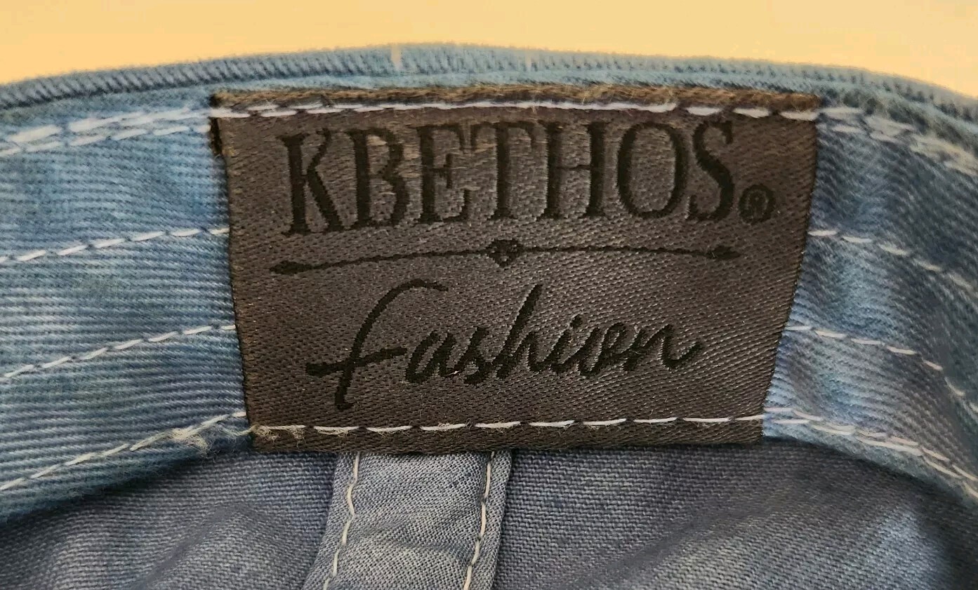 KBETHOS Fashion Hat Cap Blessed Distressed Denim