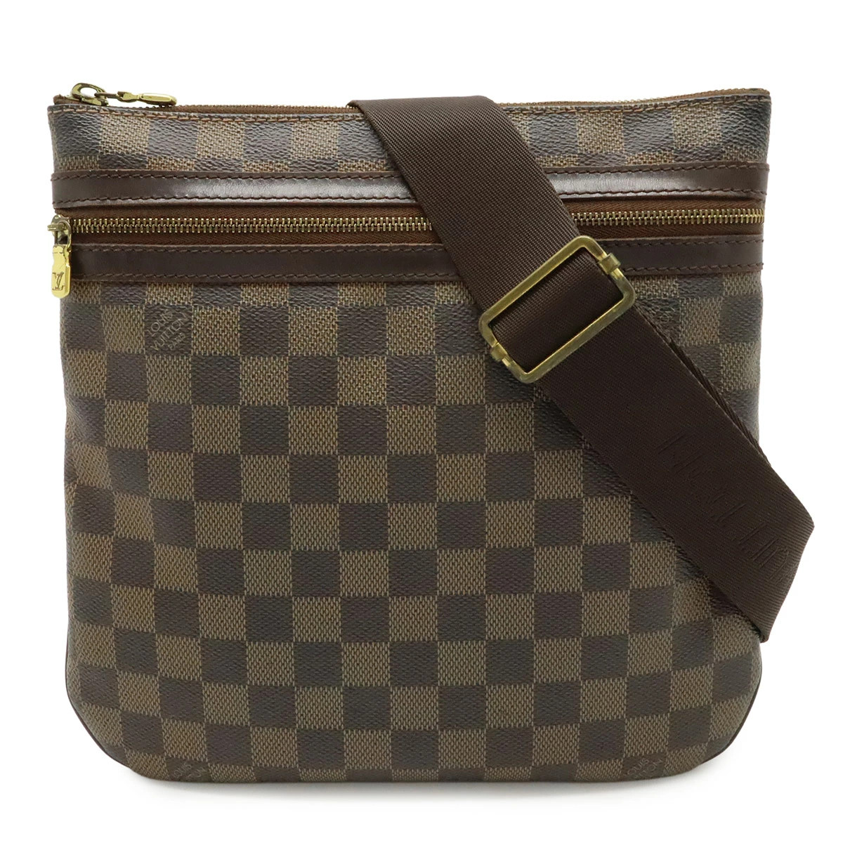Louis Vuitton Damier N51111 Shoulder Bag Check Canvas Brown Unisex #BLB2653
