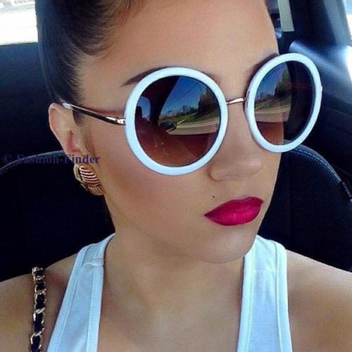 Retro Round Circle BOHO Fashion Lennon Hippie Trendy Aviator mLU Sunglasses 9371